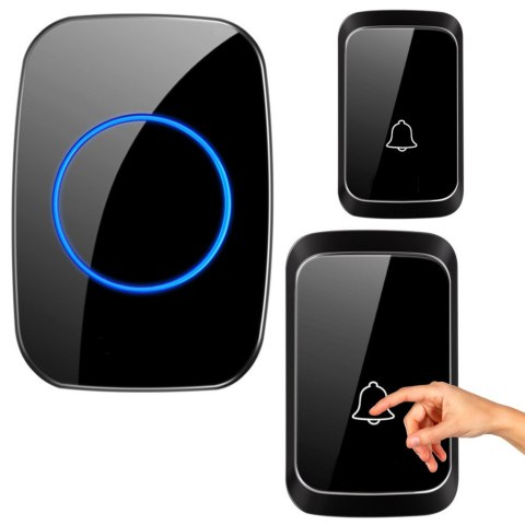 Bezprzewodowy Dzwonek Wodoszczelny 25 Melodii 3 Poziomy Głośności LEAN