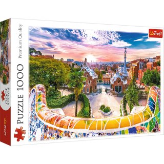 Puzzle - 1000 - Zachód słońca nad Barceloną - Hiszpania - Trefl 10711 Trefl Puzzle