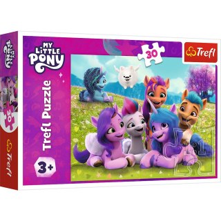 Puzzle - 30 - Przyjacielskie Koniki Pony - My Little Pony - Trefl 18299 Trefl Puzzle