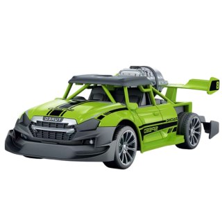 Samochód Zdalnie Sterowany RC 1:20 Światła Efekt Dymny Zielony LEAN Toys