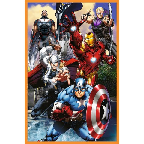 Puzzle - 3x80 - Dni pełne akcji - Disney Marvel The Avengers - Trefl 34883 Trefl Puzzle