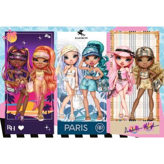 Puzzle - 100 - Tęczowe laleczki - Rainbow High - Trefl 16444 Trefl Puzzle