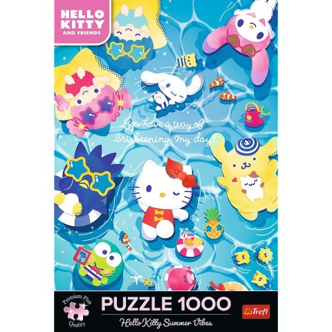 Puzzle - 1000 Premium Plus - Hello Kitty - Letni relaks - Trefl 12067 Trefl Puzzle