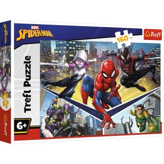 Puzzle - 160 - Siła Spidermana - Spiderman - Trefl 15422 Trefl Puzzle