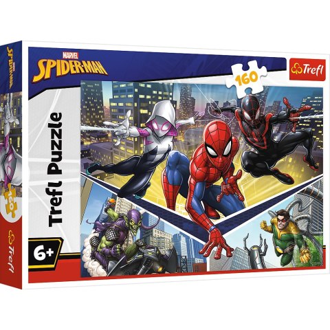 Puzzle - 160 - Siła Spidermana - Spiderman - Trefl 15422 Trefl Puzzle