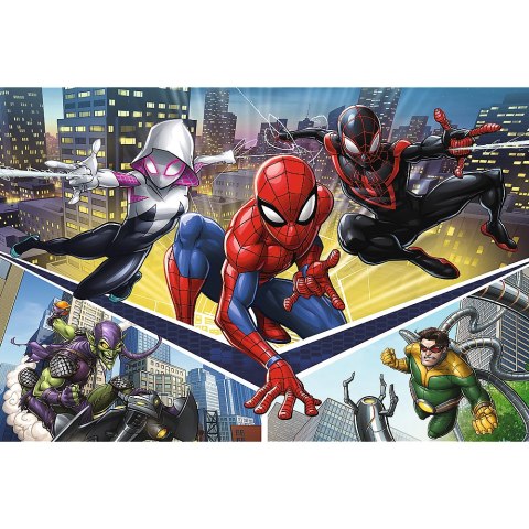Puzzle - 160 - Siła Spidermana - Spiderman - Trefl 15422 Trefl Puzzle