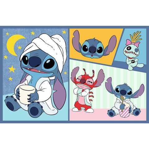 Puzzle - 2x70 - Ze Stitchem nie ma nudy - Disney Lilo and Stitch - Trefl 34444 Trefl Puzzle