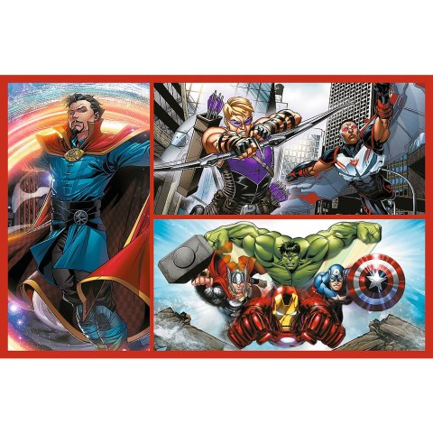 Puzzle - 2x70 - Zostań bohaterem - Avengers - Trefl 34439 Trefl Puzzle