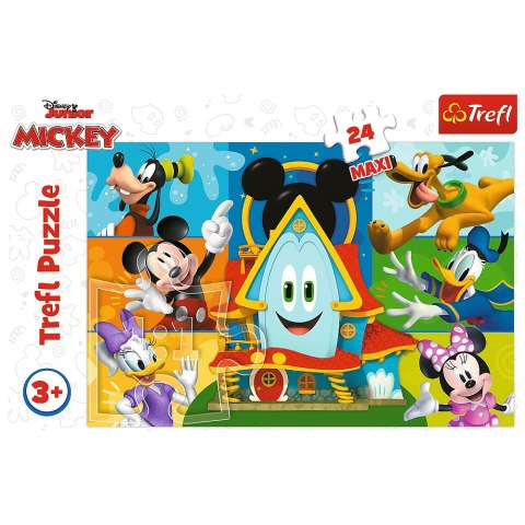 Puzzle - 24 Maxi - Myszka Miki i przyjaciele - Trefl 14351 Trefl Puzzle