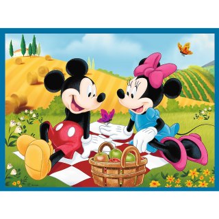 Puzzle + MEMOS - 2w1 (30,48) - Poznaj bohaterów Disney - Myszka Miki - Trefl 93344 Trefl Puzzle