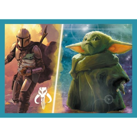 Puzzle - 4w1 (35, 48, 54, 70) - Mandalorian - Star Wars - Trefl 34397 Trefl Puzzle