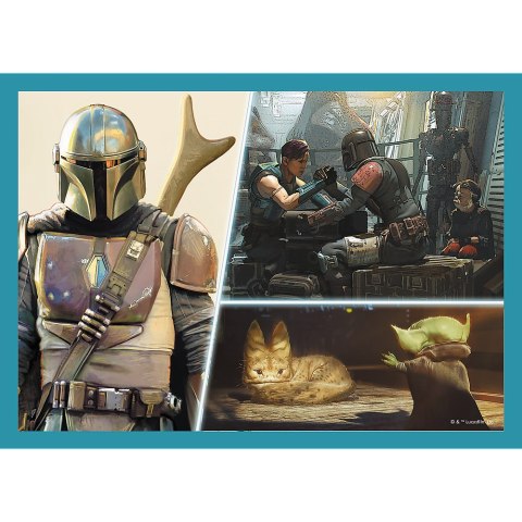 Puzzle - 4w1 (35, 48, 54, 70) - Mandalorian - Star Wars - Trefl 34397 Trefl Puzzle
