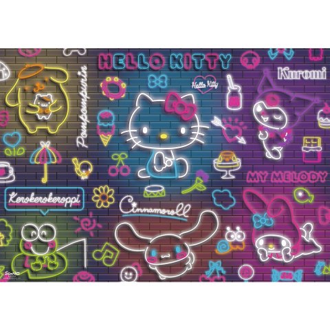 Puzzle - 500 - Neon Hello Kitty - Trefl 37523 Trefl Puzzle