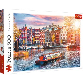 Puzzle - 500 - Amsterdam - Holandia - Trefl 37428 Trefl Puzzle