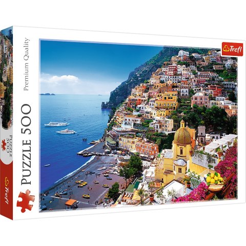 Puzzle - 500 - Positano - Wybrzeże Amalfickie - Włochy - Trefl 37145 Trefl Puzzle
