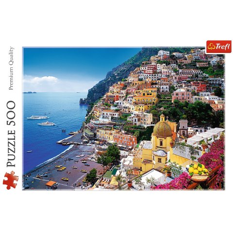 Puzzle - 500 - Positano - Wybrzeże Amalfickie - Włochy - Trefl 37145 Trefl Puzzle