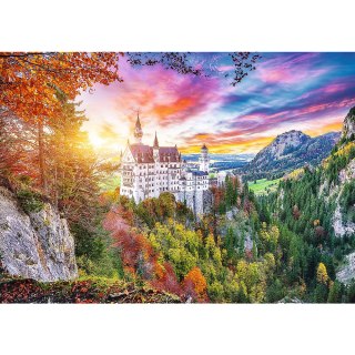 Puzzle - 500 - Widok na zamek Neuschwanstein - Niemcy - Trefl 37427 Trefl Puzzle