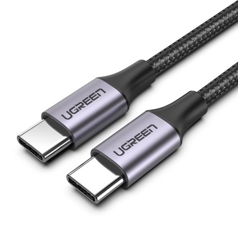 Kabel przewód USB-C 3.1 - USB-C 3.1 1.5m - szary UGREEN