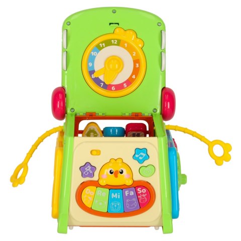 Kostka edukacyjna sorter z pianinkiem krokodyl 4w1 Kik Sp. z o. o. Sp. k.