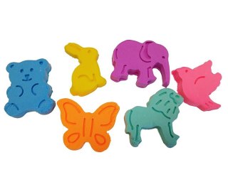 Masa plastyczna Misiolina 2x50g 2 foremki pomarańczowy żółty Epee