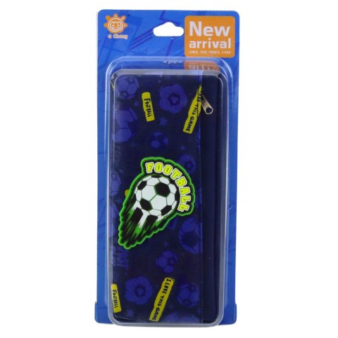 Piórnik Organizer Szkolny z Piłką Nożną Granatowy LEAN