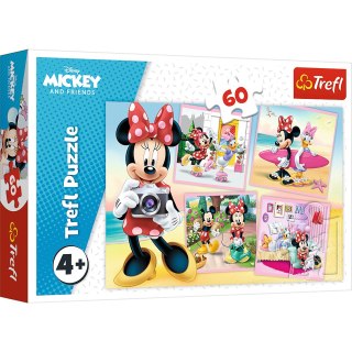 Puzzle - 60 - Urocza Minnie - Disney Minnie - Trefl 17360 Trefl Puzzle