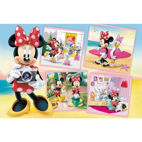 Puzzle - 60 - Urocza Minnie - Disney Minnie - Trefl 17360 Trefl Puzzle