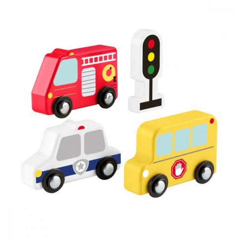 Samochody drewniane zestaw Fisher Price