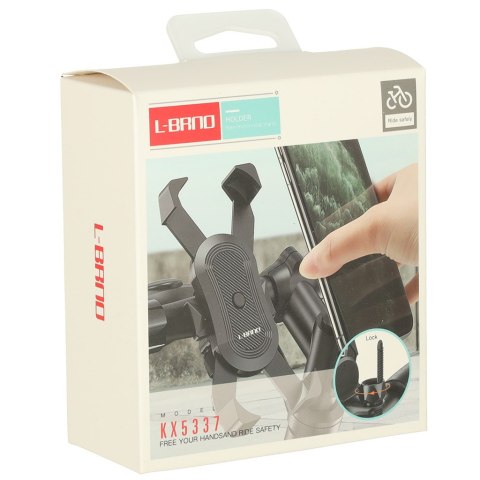 Uchwyt rowerowy na telefon do roweru motocyklowy hulajnogi wózka C51 solidny mocny Kik Sp. z o. o. Sp. k.