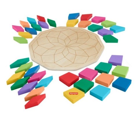Wood Mandala Układanka Puzzle Fisher Price