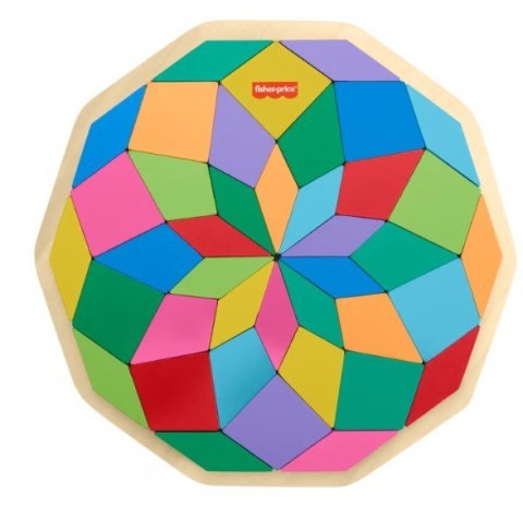 Wood Mandala Układanka Puzzle Fisher Price