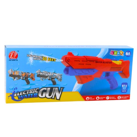 Karabin Na Wodę Elektryczny Automatyczny Zielony Zasięg 10m LEAN Toys