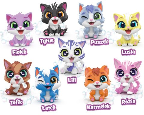 Figurka Brudaski w kąpieli Kotki Zestaw Łazienka, Łatek Epee