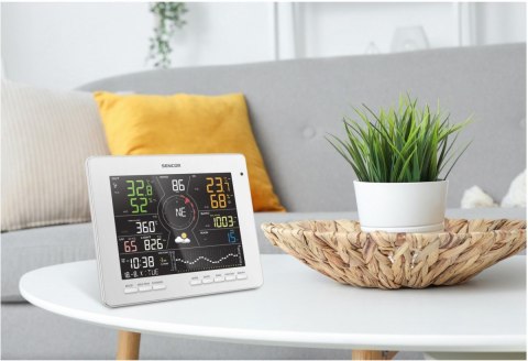 Profesjonalna Stacja meterologiczna wifi SMART z czujnik 7w1 Sencor
