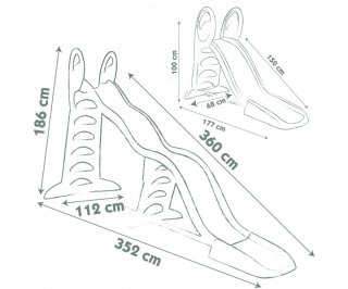Zjeżdżalnia Megagliss 2 w 1 Smoby