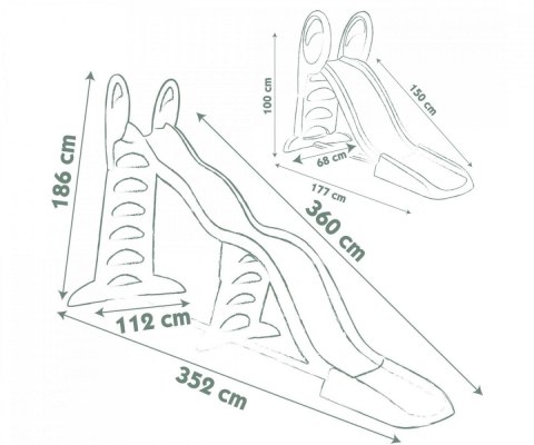 Zjeżdżalnia Megagliss 2 w 1 Smoby