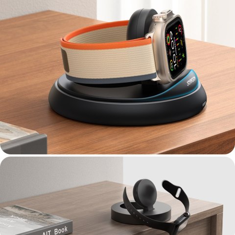 Ładowarka indukcyjna składana do zegarków Apple Watch - czarna JOYROOM