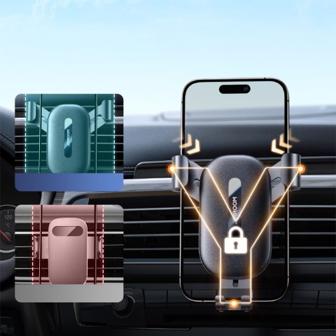 Uchwyt samochodowy grawitacyjny na telefon na kratkę nawiewu - czarny JOYROOM