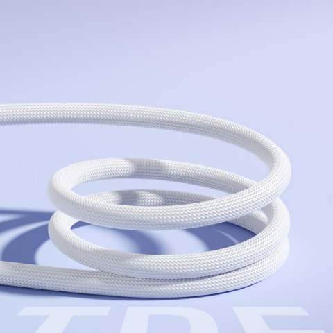 Kabel przewód Crystal-Clear Series 3A USB-A - USB-C 1.2m - biały JOYROOM