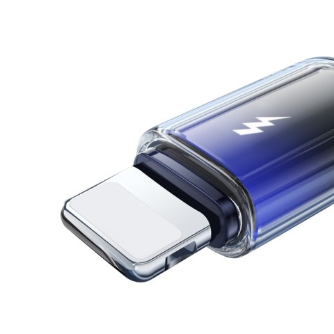 Kabel przewód Crystal-Clear Series 3A USB-A - iPhone Lightning 1.2m - czarny JOYROOM