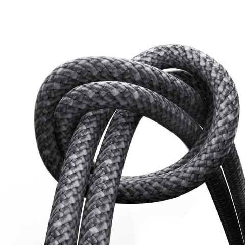 Kabel przewód USB-A - iPhone Lightning z organizerem uchwytem magnetycznym 1.2m - szary JOYROOM