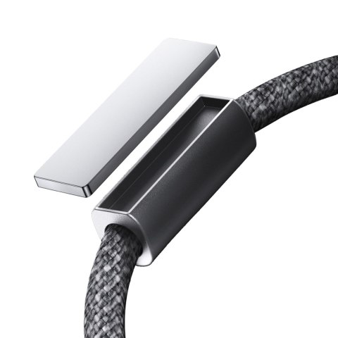 Kabel przewód USB-C - iPhone Lightning z organizerem uchwytem magnetycznym 1.2m - szary JOYROOM