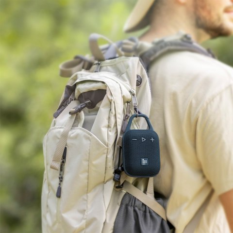 Mały turystyczny głośnik bezprzewodowy Mirtune H1 Bluetooth 8W - niebieski Tronsmart