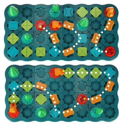 Gra logiczna planszowa labirynt tor przeszkód 56 el. Kik Sp. z o. o. Sp. k.