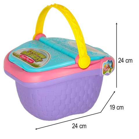 Kosz piknikowy koszyk owoce soki napoje jedzenie prowiant przekąski na piknik Kik Sp. z o. o. Sp. k.