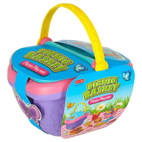 Kosz piknikowy koszyk owoce soki napoje jedzenie prowiant przekąski na piknik Kik Sp. z o. o. Sp. k.