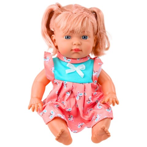 Lalka Bobas W Kolorowej Sukience Kucyki Butelka Dźwięk LEAN Toys