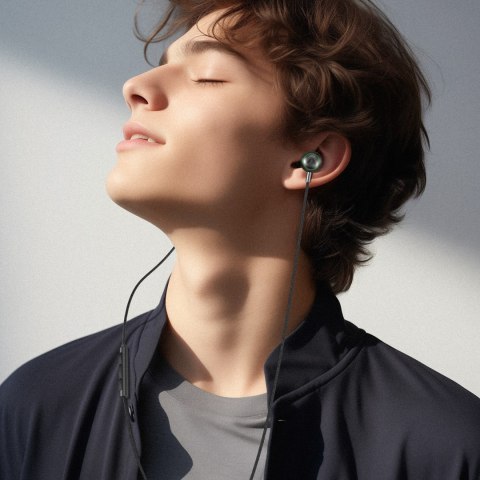 Słuchawki przewodowe L5 dokanałowe USB-C 1.2m - czarne ACEFAST