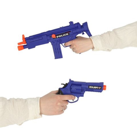 Zestaw policyjny małego policjanta pistolet karabin maska kajdanki akcesoria policyjne Kik Sp. z o. o. Sp. k.