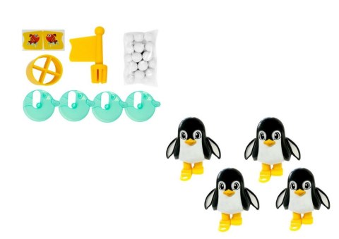 Gra Lodowiec Pingwinów Podbijanie Piłek Śnieżek LEAN Toys